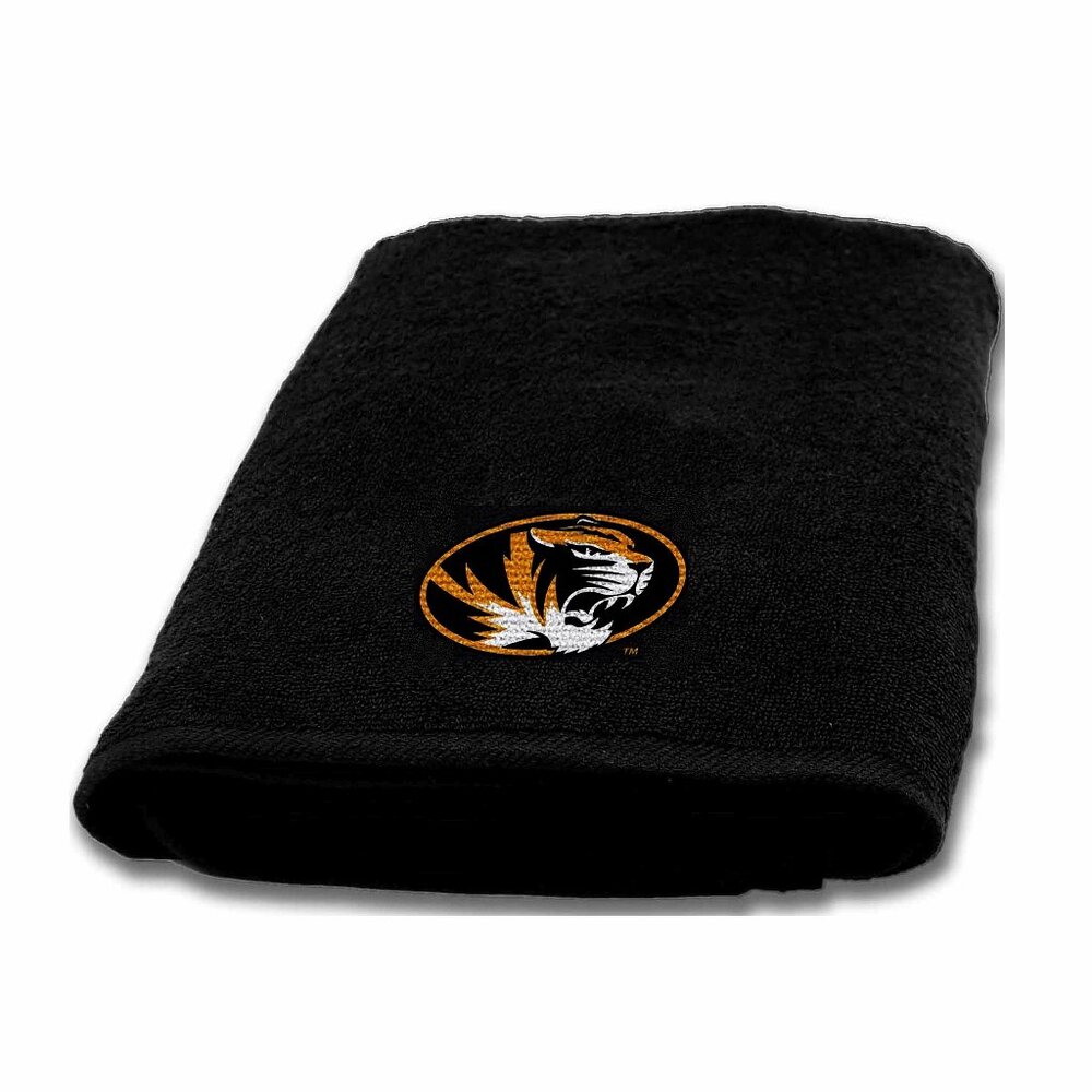 University Of Missouri Tigers Bath Towel Dimensions are 25" x 50"